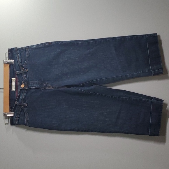 Levis jeans women's size 6 blue perfectly slimming 548 capri y2k - Picture 2 of 14